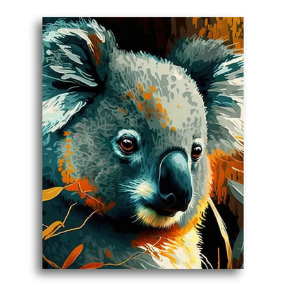 Koala in Grey Haze – Paint by Numbers Kit