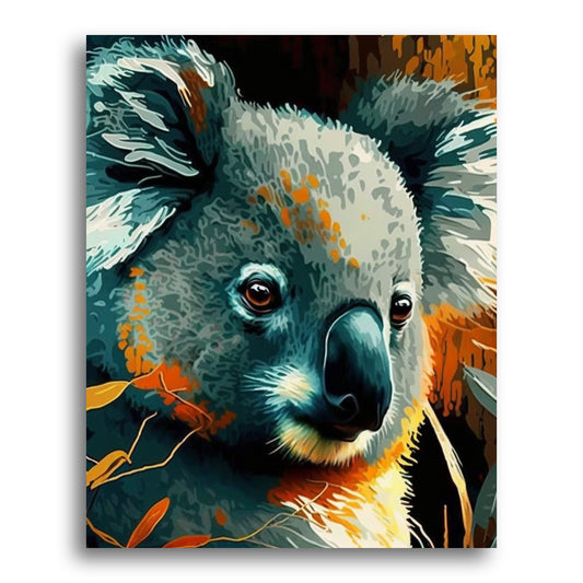 Koala in Grey Haze – Paint by Numbers Kit
