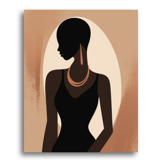 Necklace in Profile – Paint by Numbers Kit
