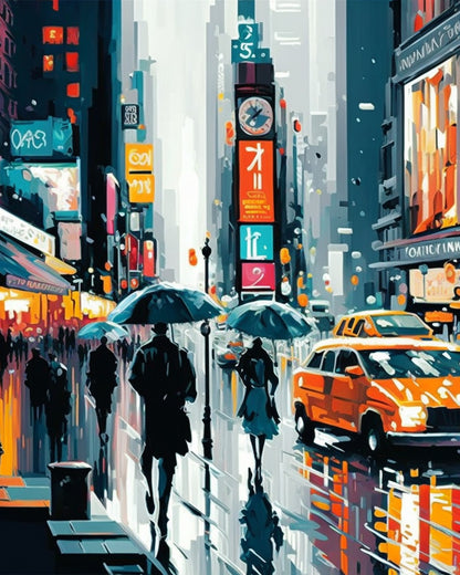 Umbrella Walkway – Paint by Numbers Kit