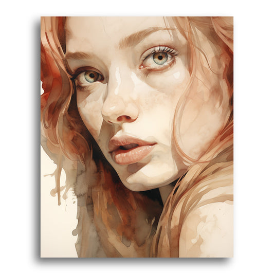 Freckled Gaze – Paint by Numbers Kit