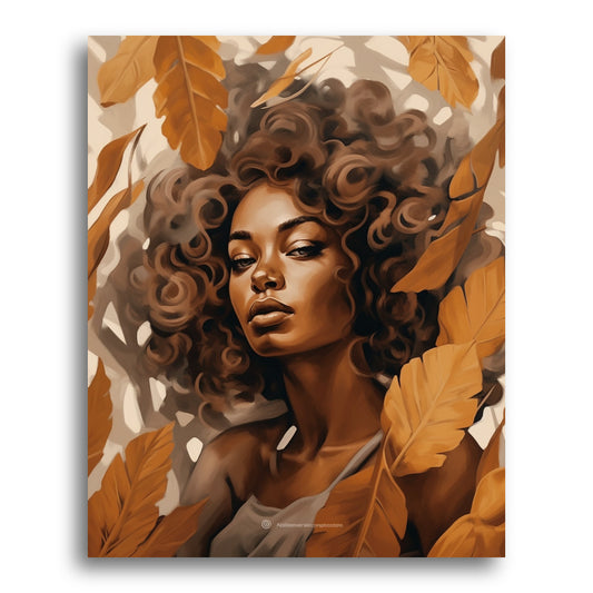 Curly Crown in Fall – Paint by Numbers Kit