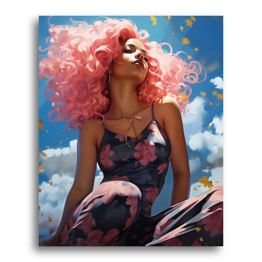 Pink Spiral Rising – Paint by Numbers Kit