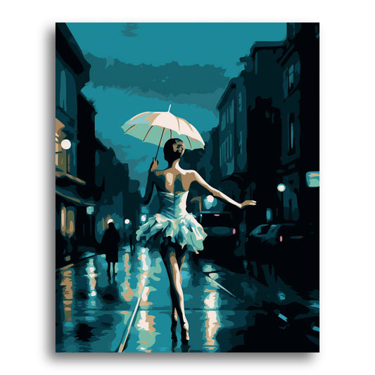 Umbrella Ballet Passage – Paint by Numbers Kit