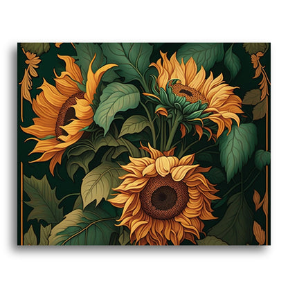 Sunflower Sanctuary – Paint by Numbers Kit