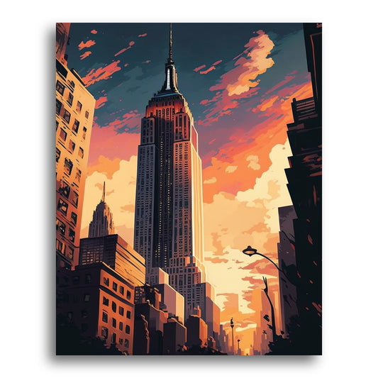 Empire Light Rise – Paint by Numbers Kit