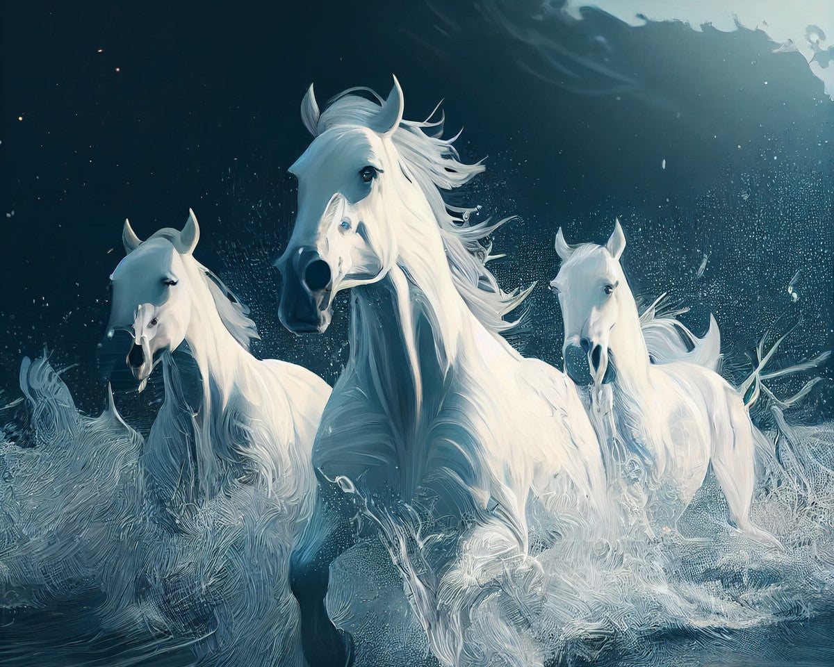 Race Through Shallows – Paint by Numbers Kit