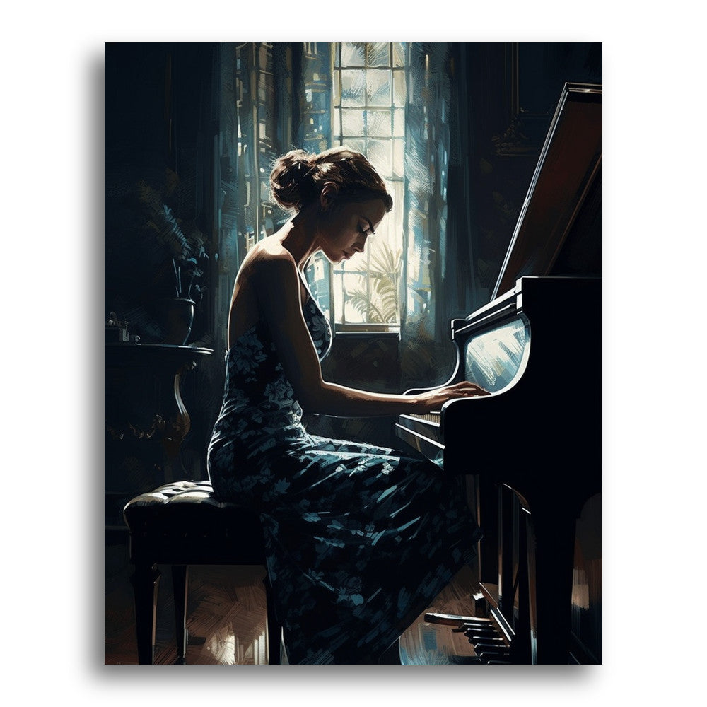 Afternoon at the Piano – Paint by Numbers Kit