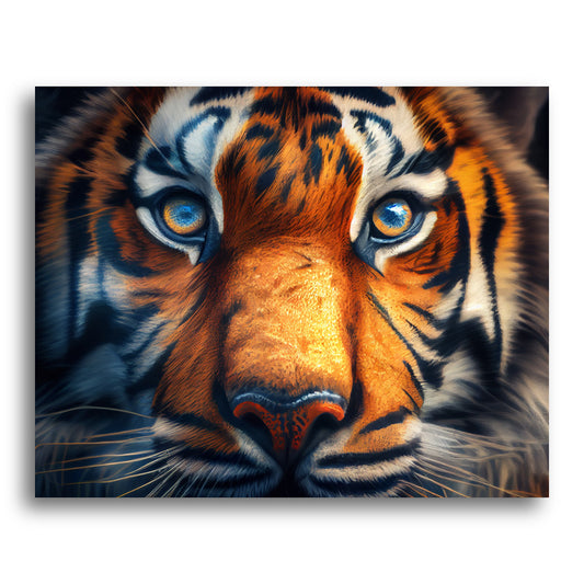 The Tiger's Gaze – Paint by Numbers Kit