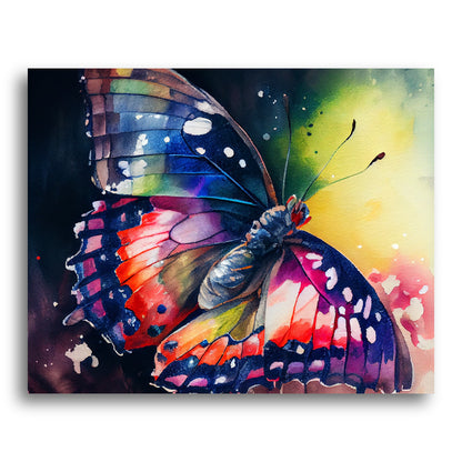Crimson Wing Dance – Paint by Numbers Kit