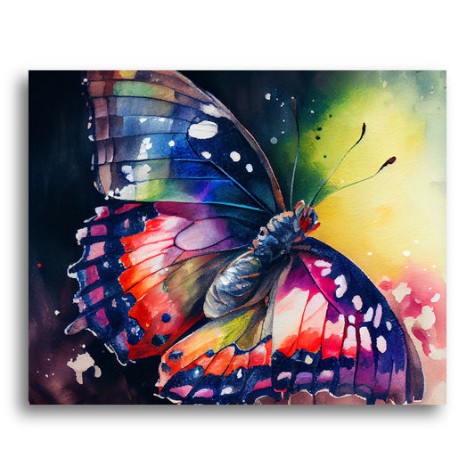 Crimson Wing Dance – Paint by Numbers Kit
