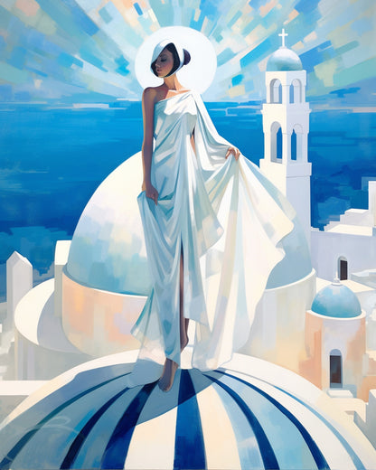 Rooftop Grace – Paint by Numbers Kit