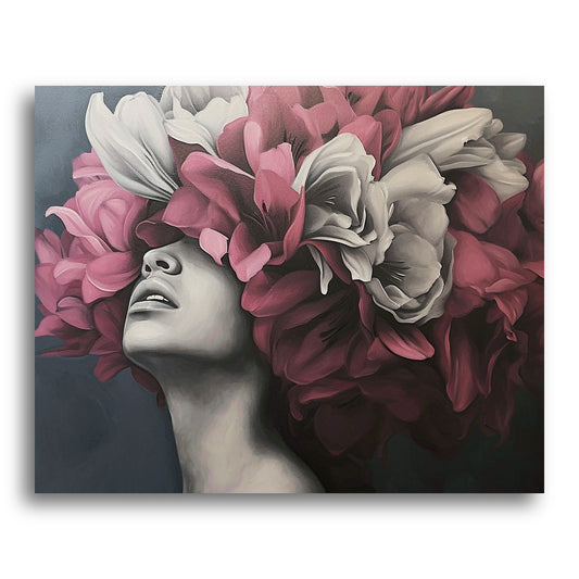 Lilies Around Her – Paint by Numbers Kit