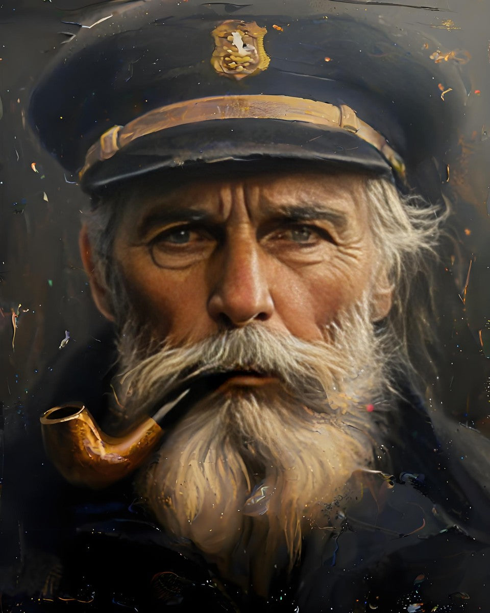 Sea Captain Portrait – Paint by Numbers Kit