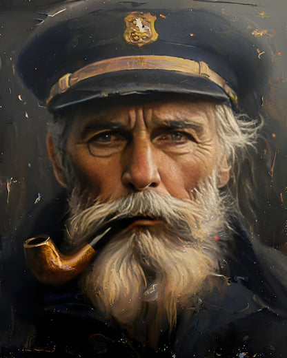 Sea Captain Portrait – Paint by Numbers Kit