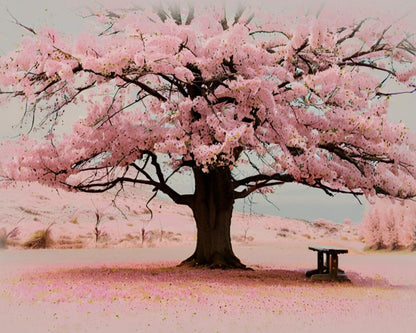 Blossoming Cherry Tree – Paint by Numbers Kit