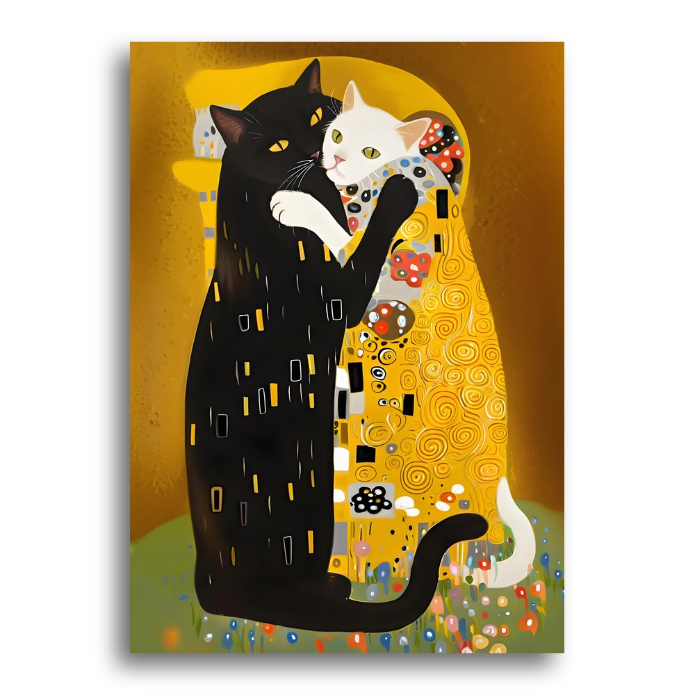 Embrace of Cats – Paint by Numbers Kit