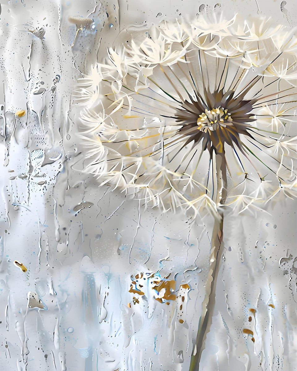 Delicate Dandelion Bloom – Paint by Numbers Kit