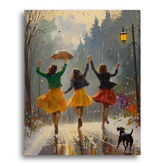 Joyful Rain Dance – Paint by Numbers Kit