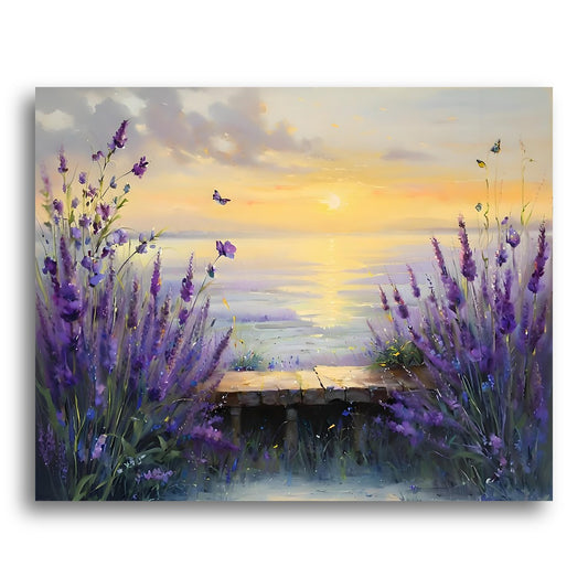 Lavender Sunset Glow – Paint by Numbers Kit