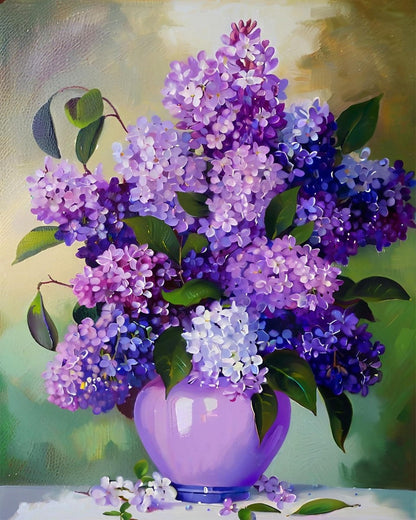 Lavender Lilac Bouquet – Paint by Numbers Kit