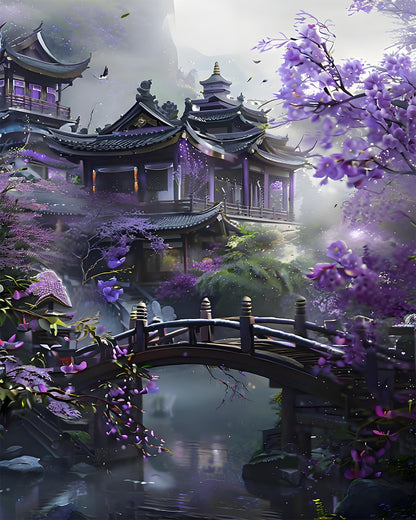 Serene Japanese Garden – Paint by Numbers Kit