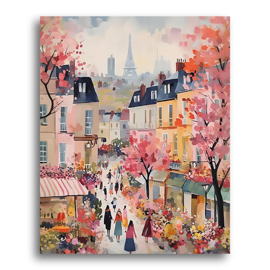Parisian Spring Stroll – Paint by Numbers Kit