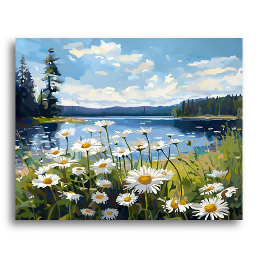 Daisy Lake View – Paint by Numbers Kit