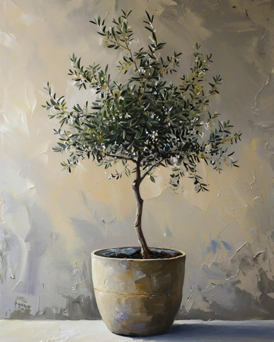 Olive Tree Still Life – Paint by Numbers Kit