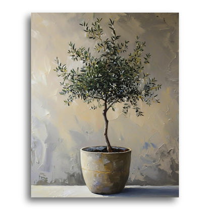 Olive Tree Still Life – Paint by Numbers Kit