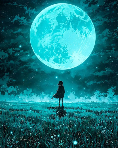Moonlit Night Dream – Paint by Numbers Kit
