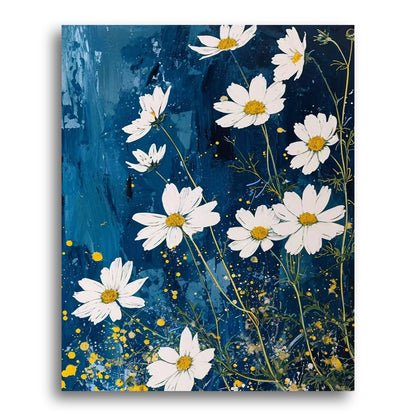 Daisy Meadow Blue – Paint by Numbers Kit