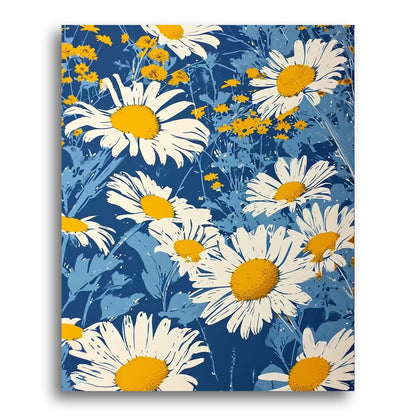 Golden Daisy Meadow – Paint by Numbers Kit