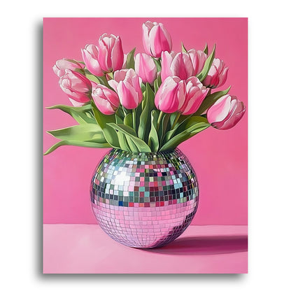 Tulips in Mosaic – Paint by Numbers Kit