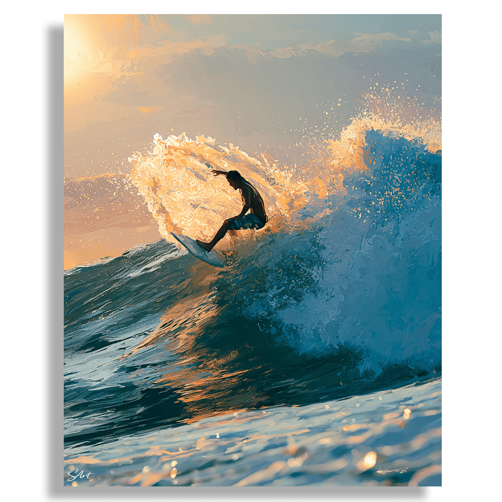 The Perfect Surf - Paint by Numbers Kit