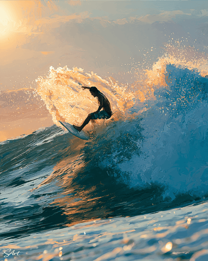 The Perfect Surf - Paint by Numbers Kit