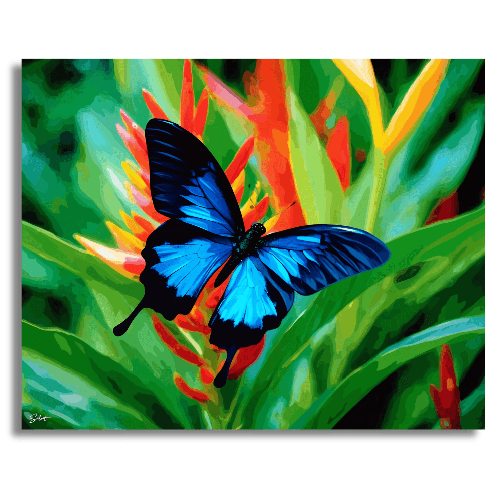 Ulysses Butterfly – Paint by Numbers Kit
