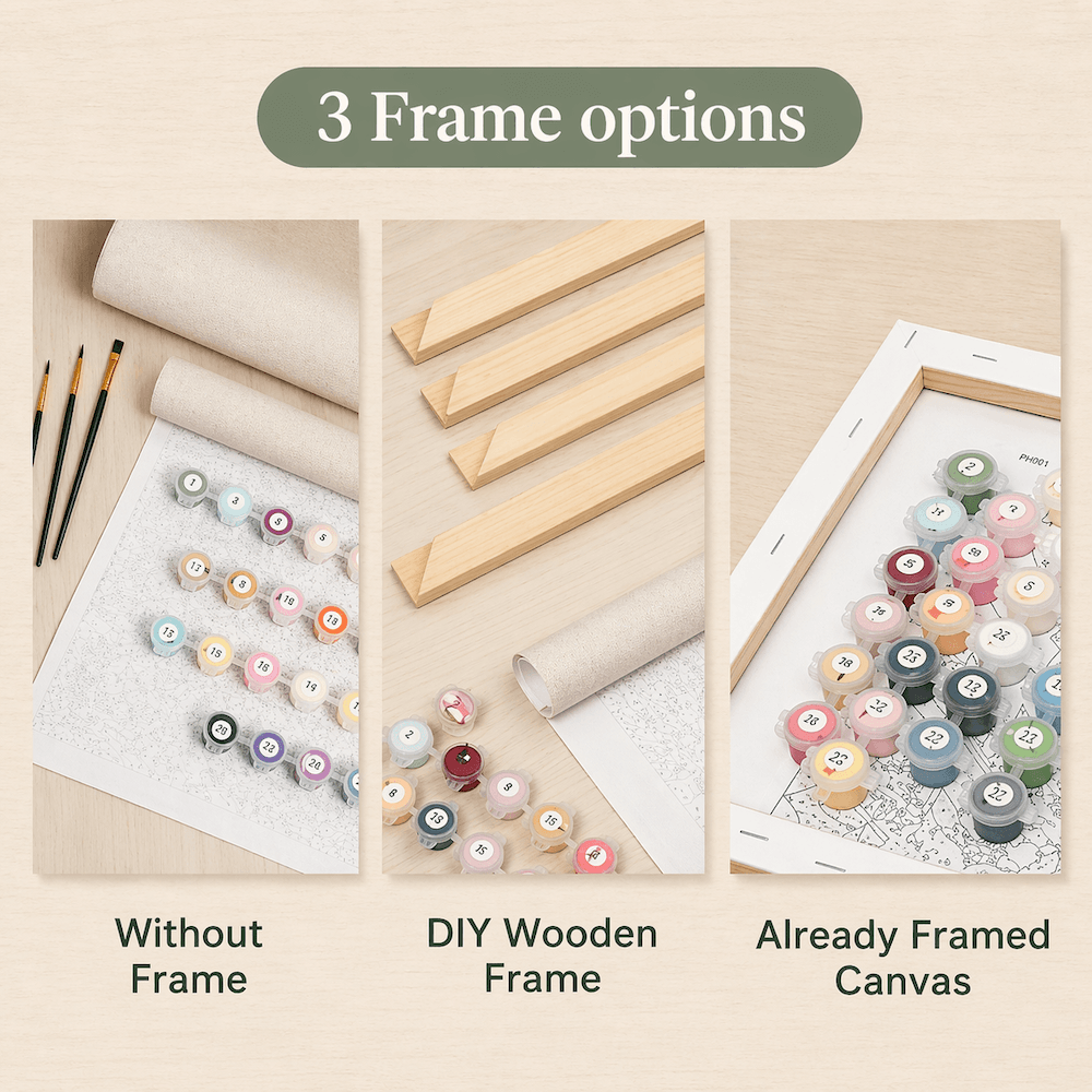 Mountain River Valley – Paint by Numbers Kit